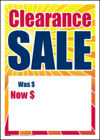 Clearance: Clearance Item