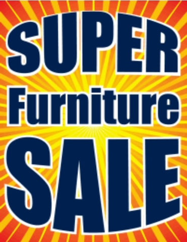 A-Frame Signs- SUPER Furniture SALE (BURST)